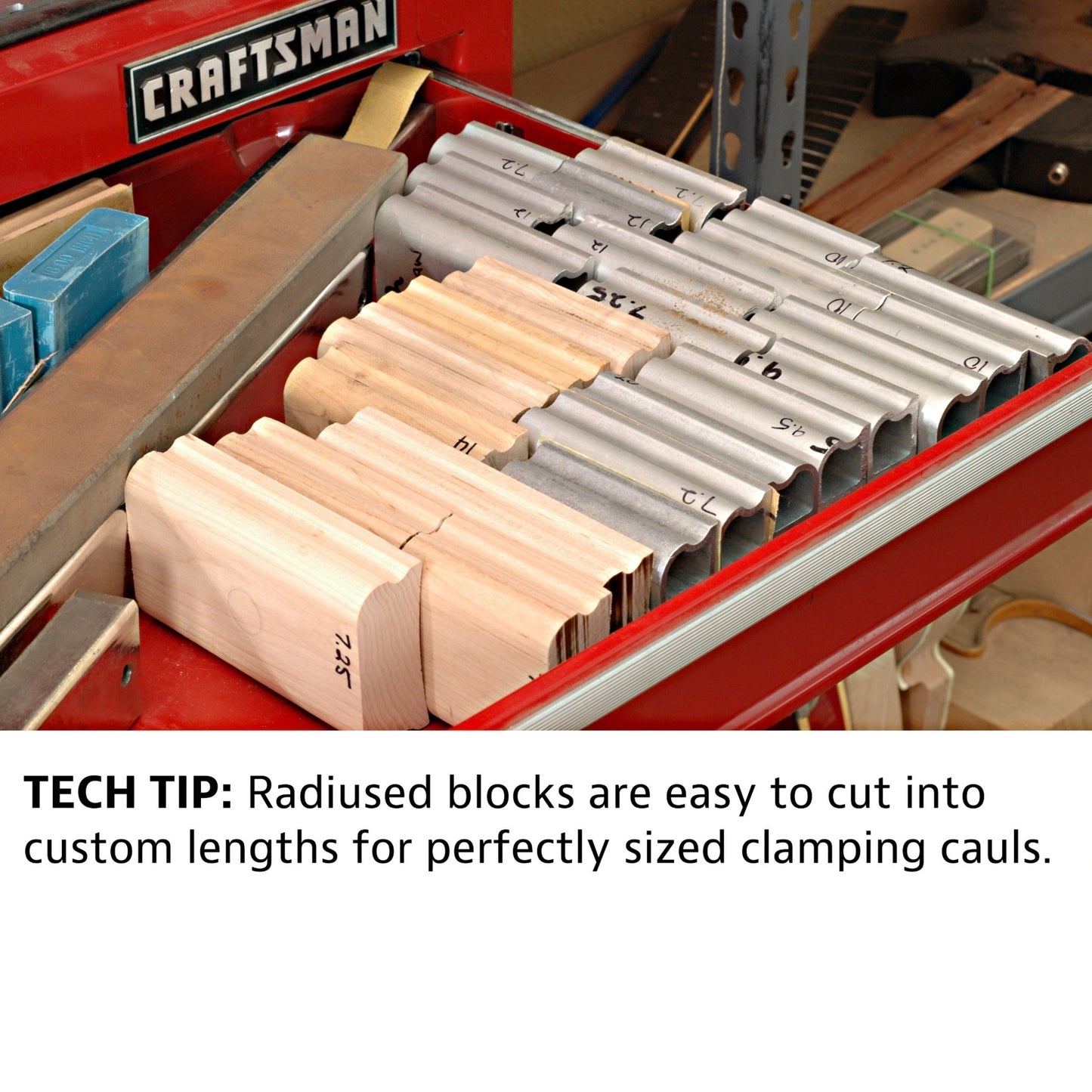 StewMac 4" Radius Blocks Essential Set, Set of 5