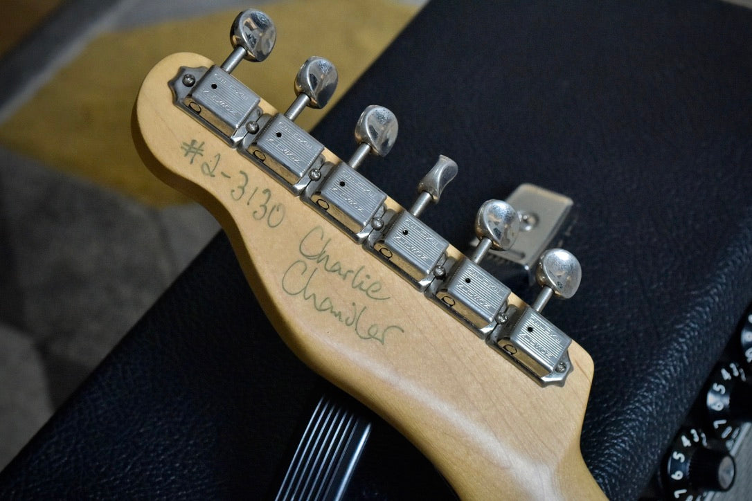 Charlie Chandler Custom Made Luthier T-Type 2002 - Trans Amber / Dark Back