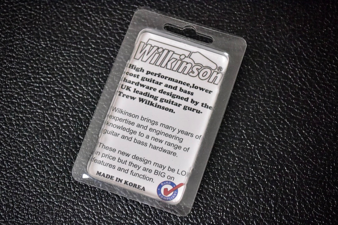 Wilkinson Compensated Brass Saddles Set of 3 for Fender Telecaster Tele Bridge