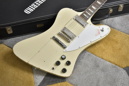 Gibson Custom Shop Murphy Lab '64 Johnny Winter Signature Firebird V 2021 - Polaris White Aged