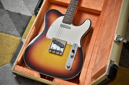 Fender Custom Shop Vintage Custom 1959 Telecaster® Custom - Rosewood 2024 - Chocolate 3-Colour Sunburst