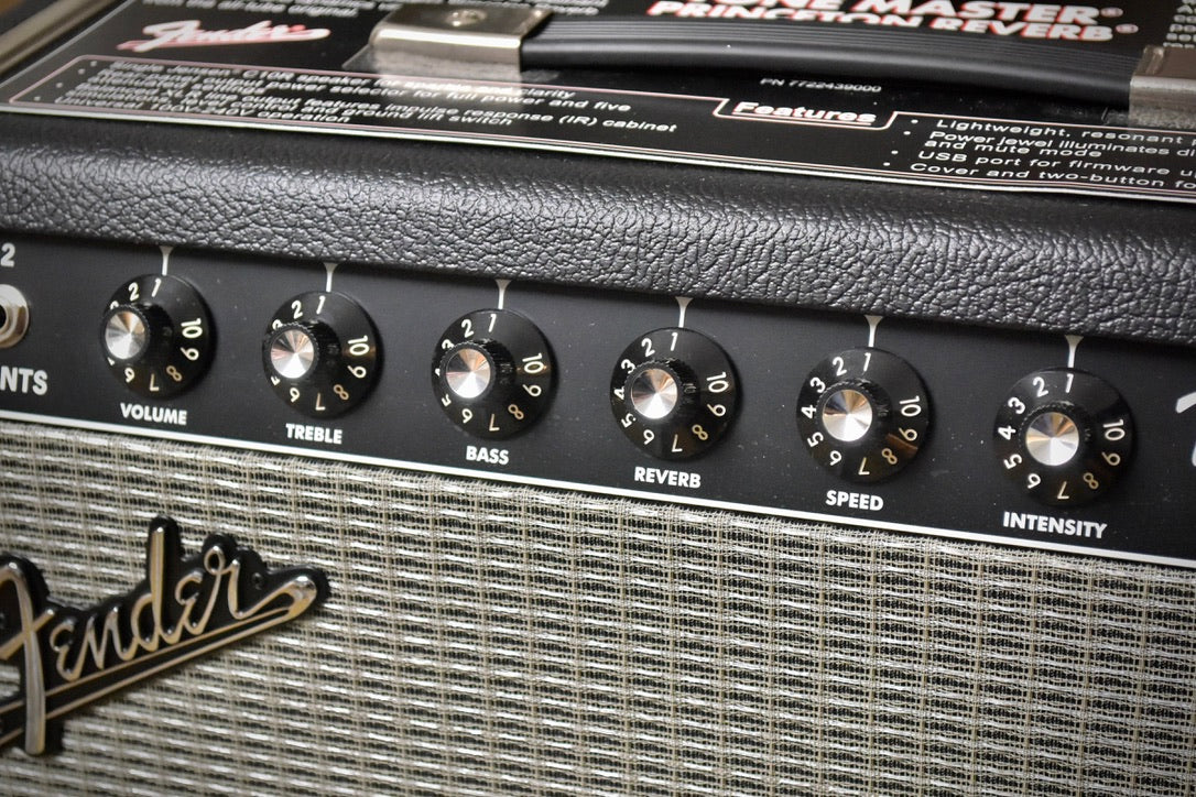 Fender Tone Master Princeton Reverb 12-Watt 1x10" Guitar Combo 2023 - Black