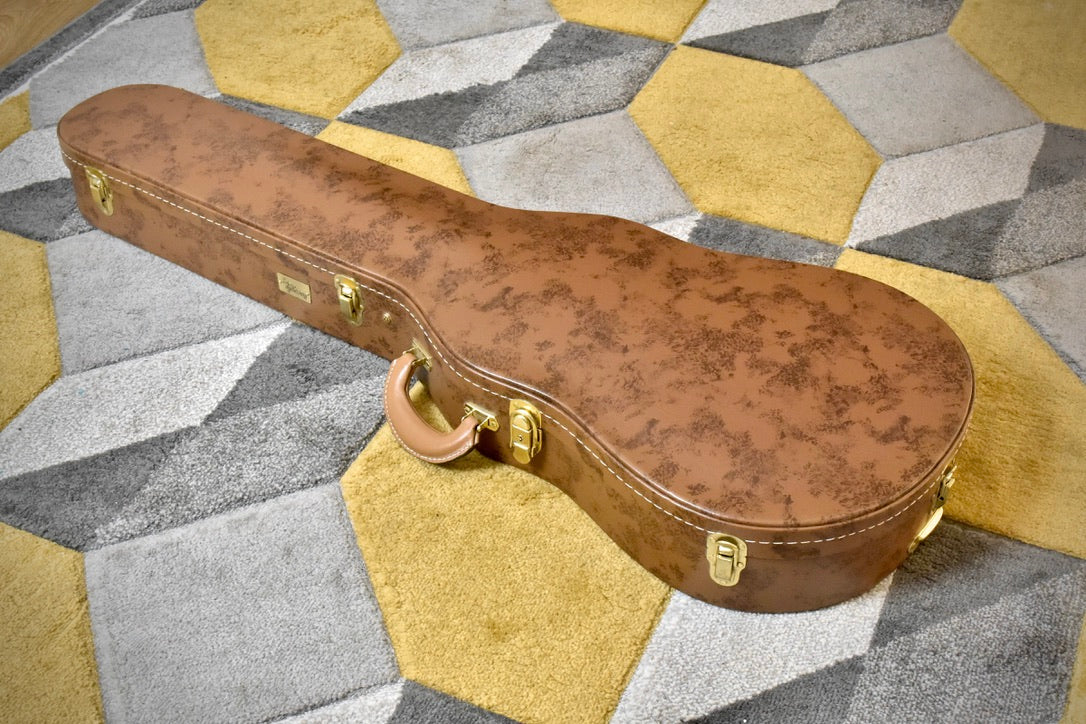 Gibson Lifton Historic "5-Latch" Les Paul Case 2023 - Brown/Pink