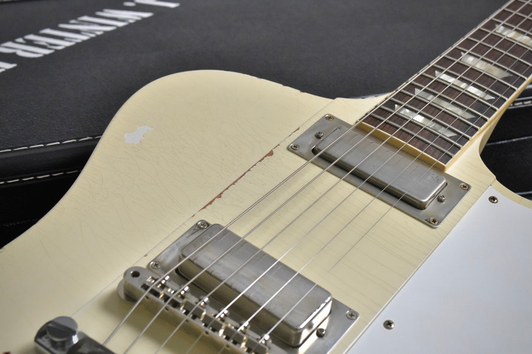 Gibson Custom Shop Murphy Lab '64 Johnny Winter Signature Firebird V 2021 - Polaris White Aged