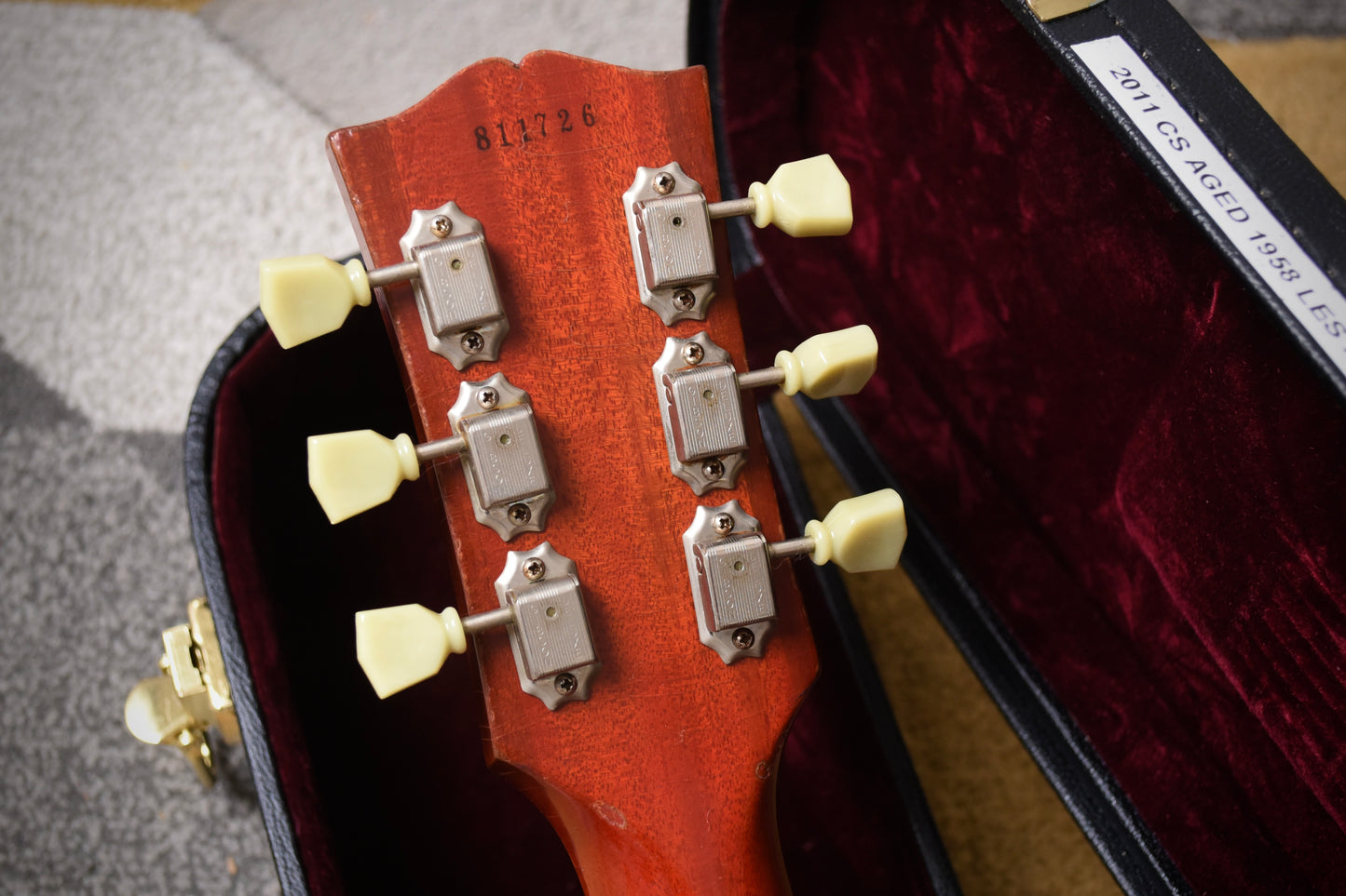 Gibson Custom Shop 1958 Les Paul Aged Washed Cherry Burst (Pre-owned, 2011)