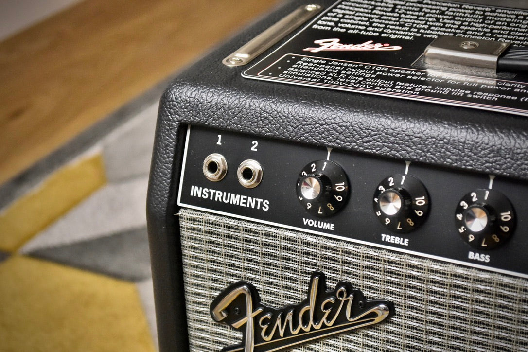Fender Tone Master Princeton Reverb 12-Watt 1x10" Guitar Combo 2023 - Black