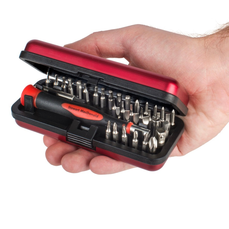 StewMac Guitar Tech Screwdriver Set - Red