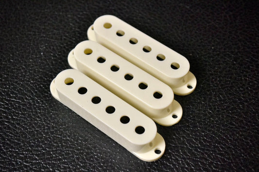 Aftermarket Stratocaster Pickup Covers 2020s - Aged Cream