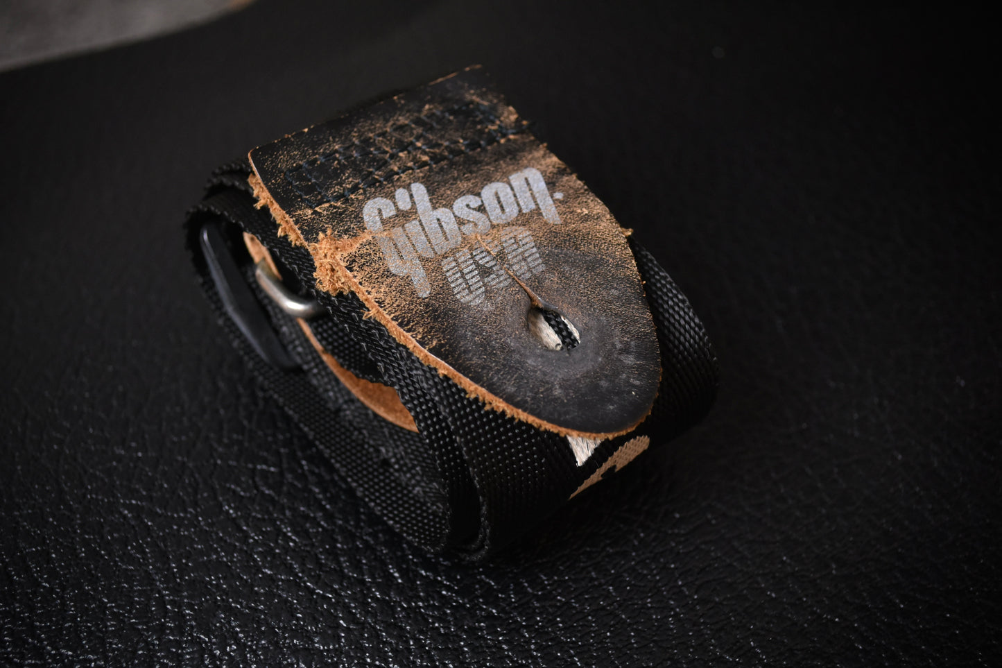 Gibson Guitar Strap Black (Pre-Owned, 1994)