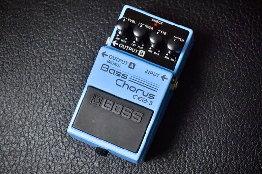 Boss CEB-3 Bass Chorus (Dark Gray Label) 2001 - Present - Blue