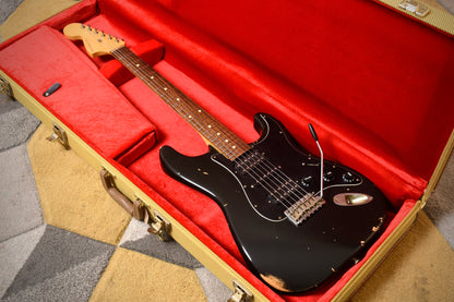 Nash Guitars S67 Reverse Headstock HSH Medium Aged Black (Pre-owned, 2014)