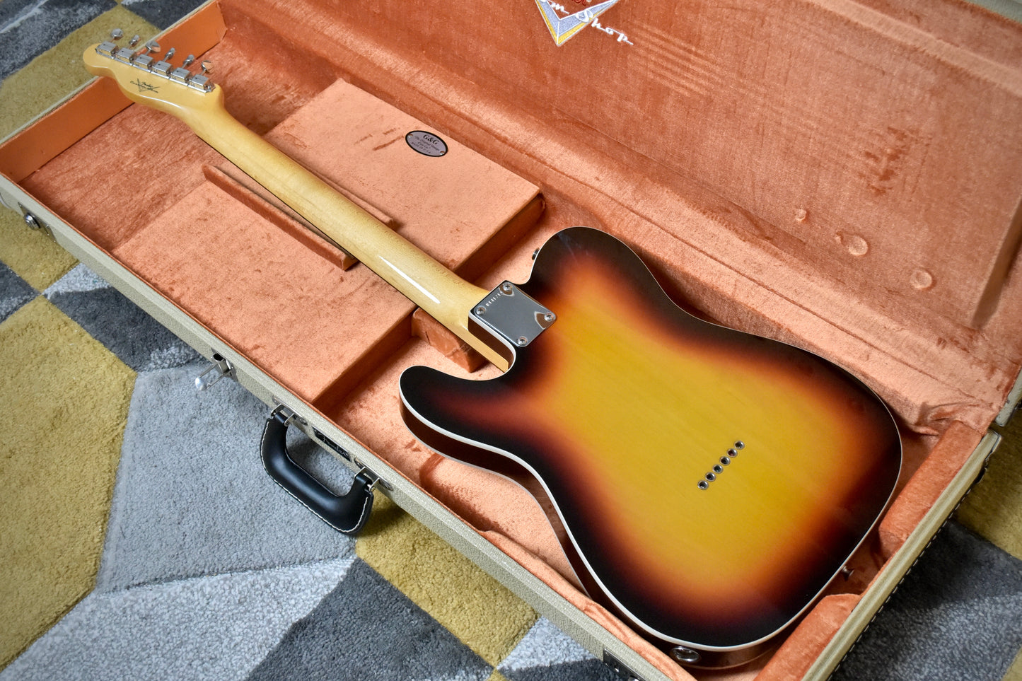 Fender Custom Shop Vintage Custom 1959 Telecaster® Custom - Rosewood 2024 - Chocolate 3-Colour Sunburst