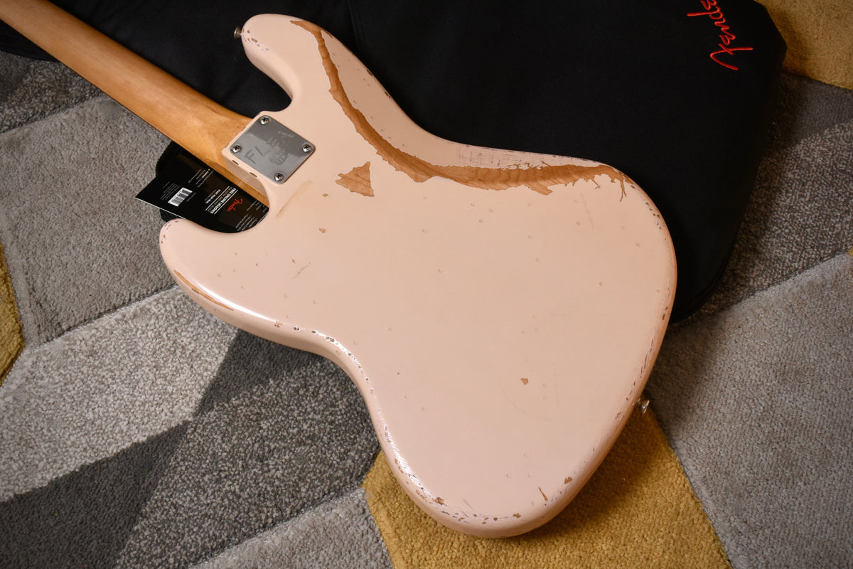Fender Flea Signature Jazz Bass Roadworn Shell Pink 2016