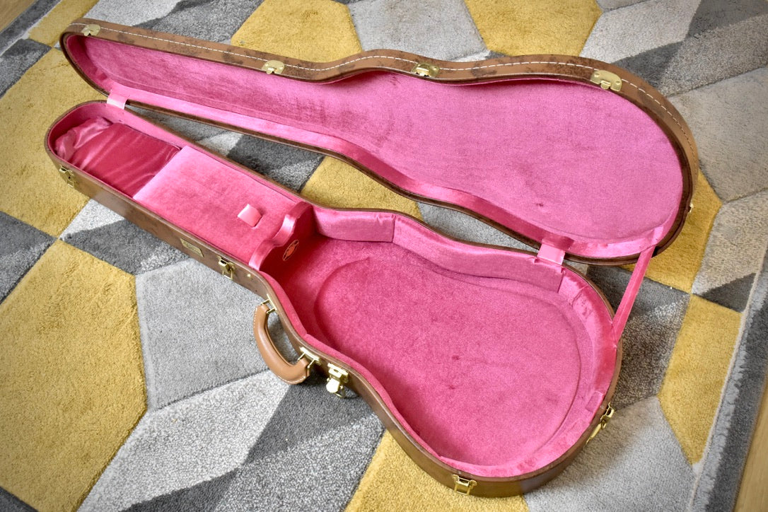 Gibson Lifton Historic "5-Latch" Les Paul Case 2023 - Brown/Pink