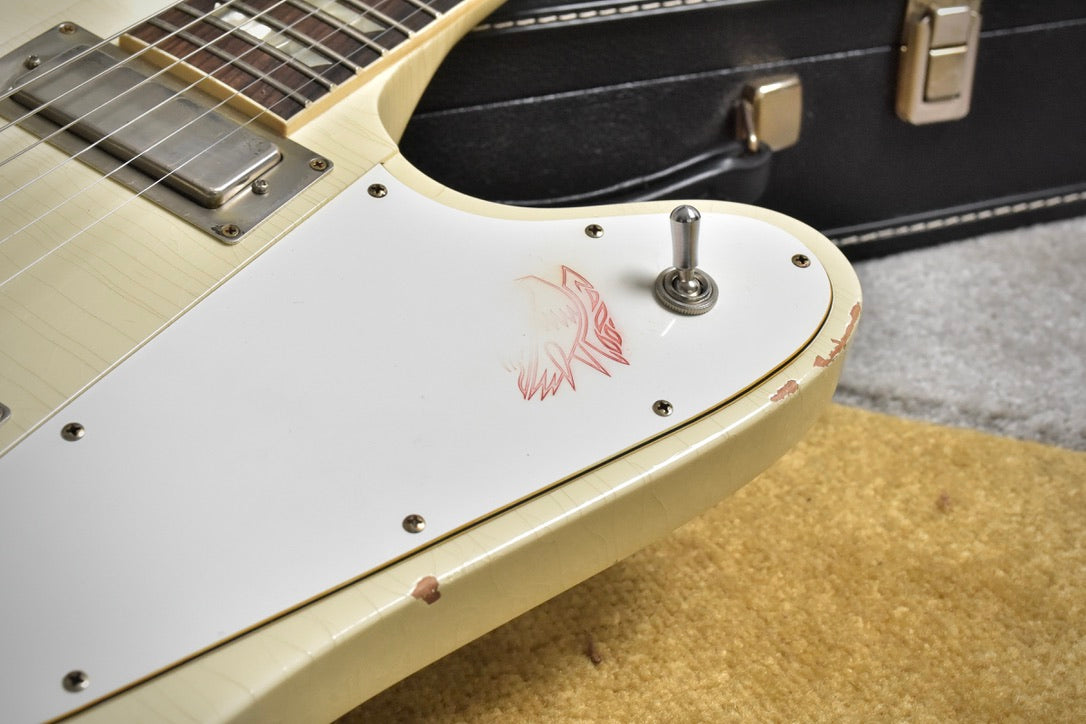 Gibson Custom Shop Murphy Lab '64 Johnny Winter Signature Firebird V 2021 - Polaris White Aged