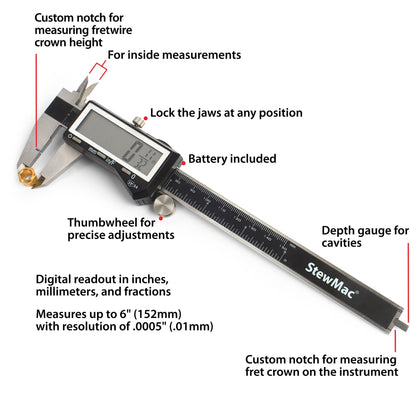 StewMac Luthier's Digital Caliper