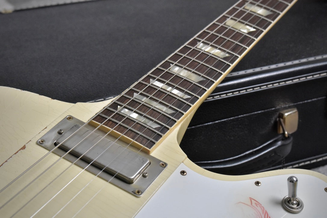 Gibson Custom Shop Murphy Lab '64 Johnny Winter Signature Firebird V 2021 - Polaris White Aged