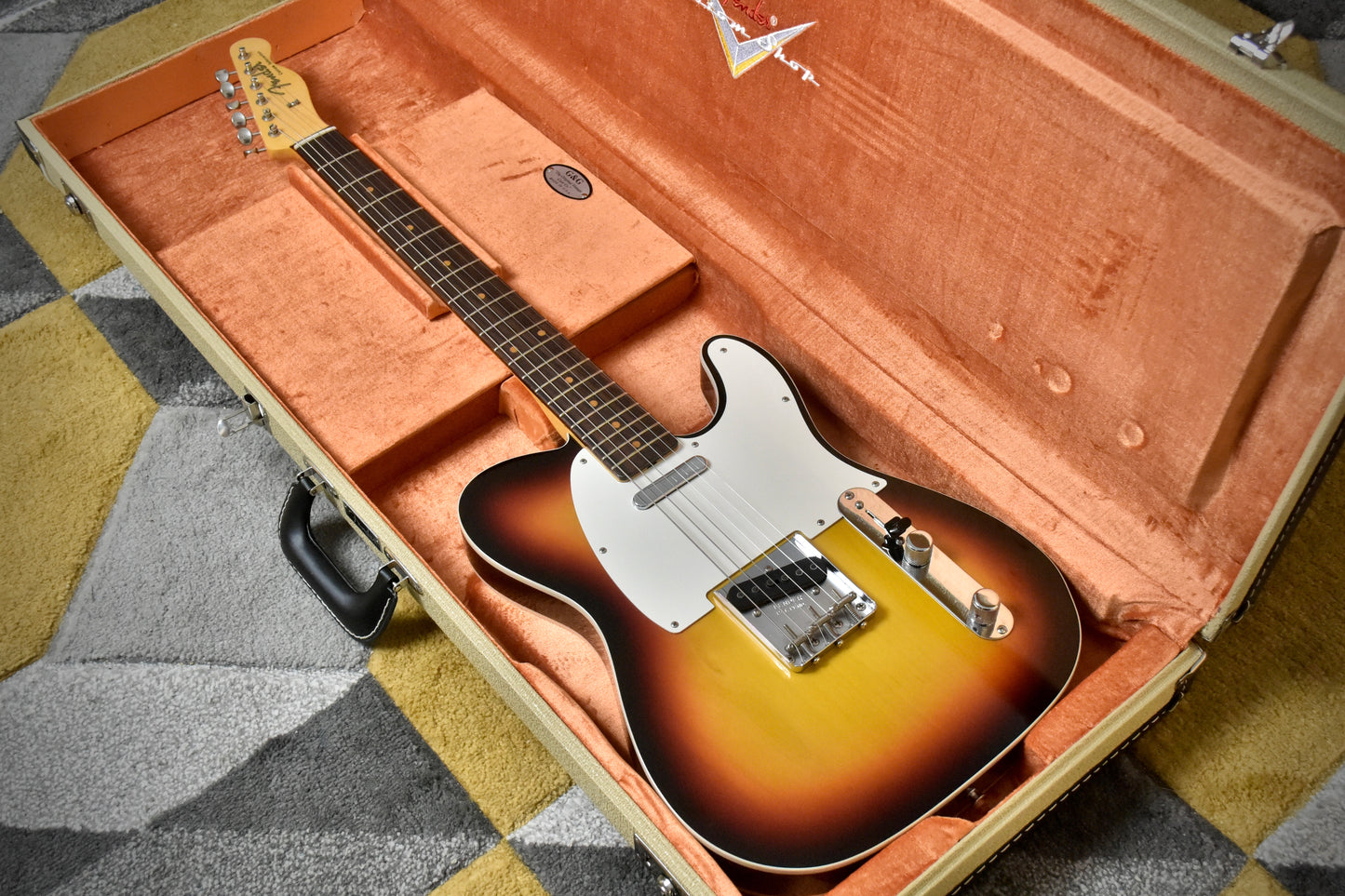 Fender Custom Shop Vintage Custom 1959 Telecaster® Custom - Rosewood 2024 - Chocolate 3-Colour Sunburst