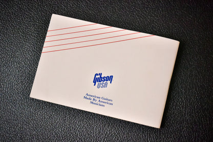 Gibson Owners Manual (Pre-owned, late-80s to 90s)