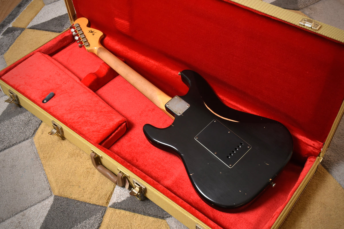 Nash Guitars S67 Reverse Headstock HSH Medium Aged Black (Pre-owned, 2014)