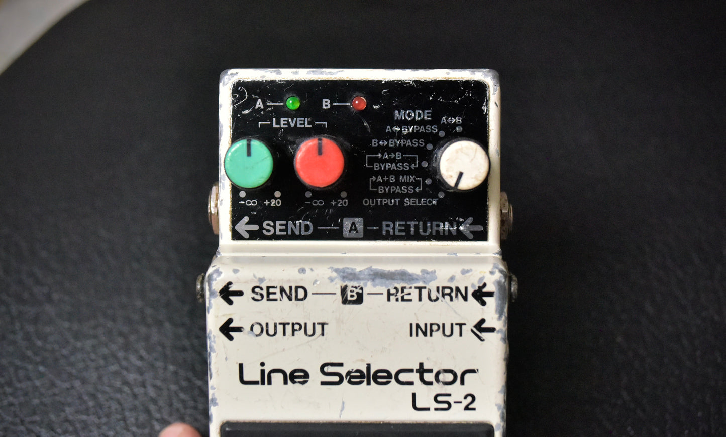 Boss LS-2 Line Selector (Silver Label) 1991 - Present - White