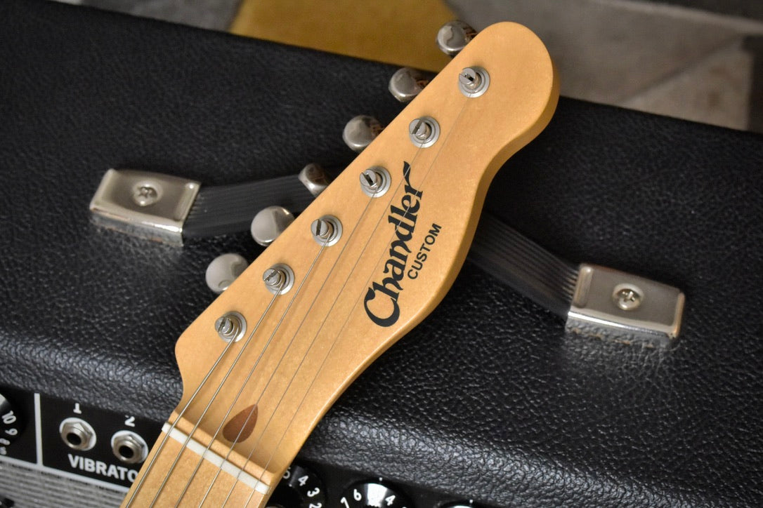 Charlie Chandler Custom Made Luthier T-Type 2002 - Trans Amber / Dark Back