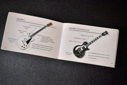 Gibson Owners Manual (Pre-owned, late-80s to 90s)