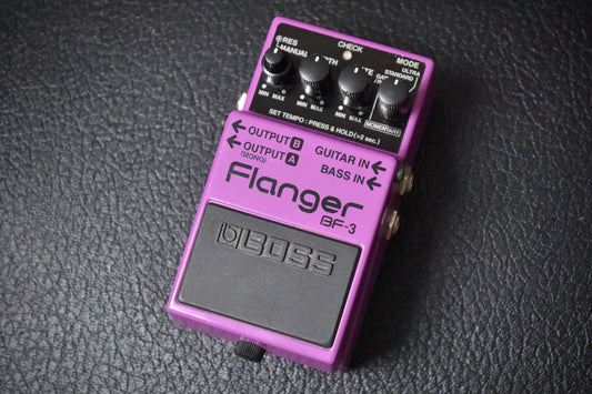 Boss BF-3 Flanger (Dark Gray Label) 2002 - Present - Purple