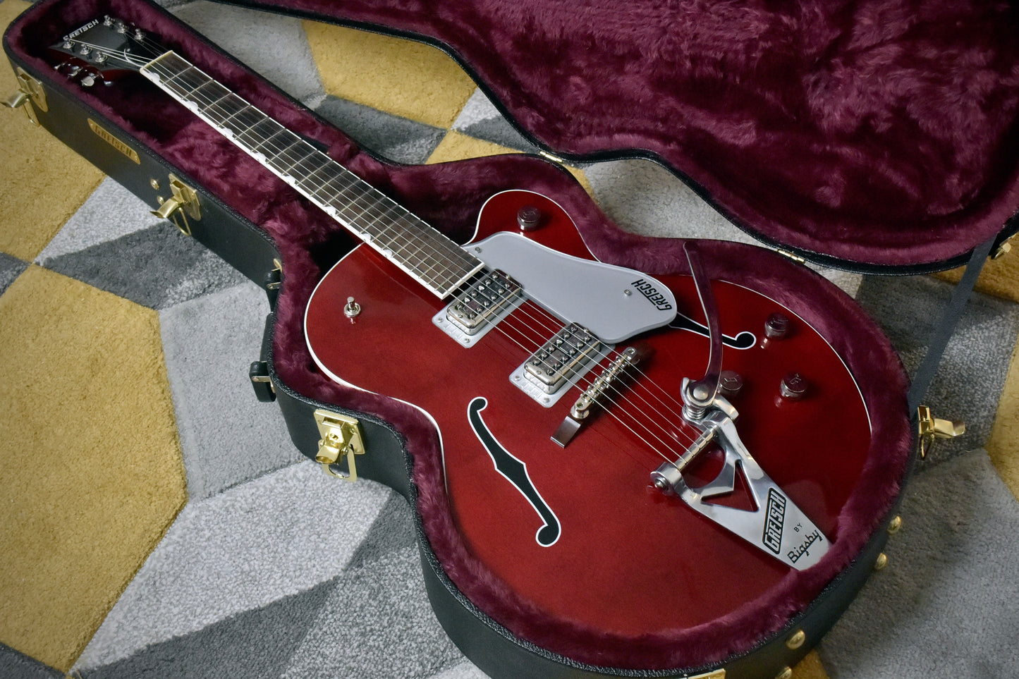 Gretsch G6119T-ET Players Edition Tennessee Rose Electrotone Hollow Body w/Bigsby 2023 - Dark Cherry Stain