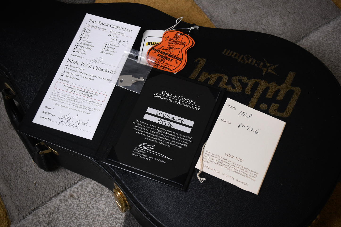 Gibson Custom Shop 1958 Les Paul Aged Washed Cherry Burst (Pre-owned, 2011)