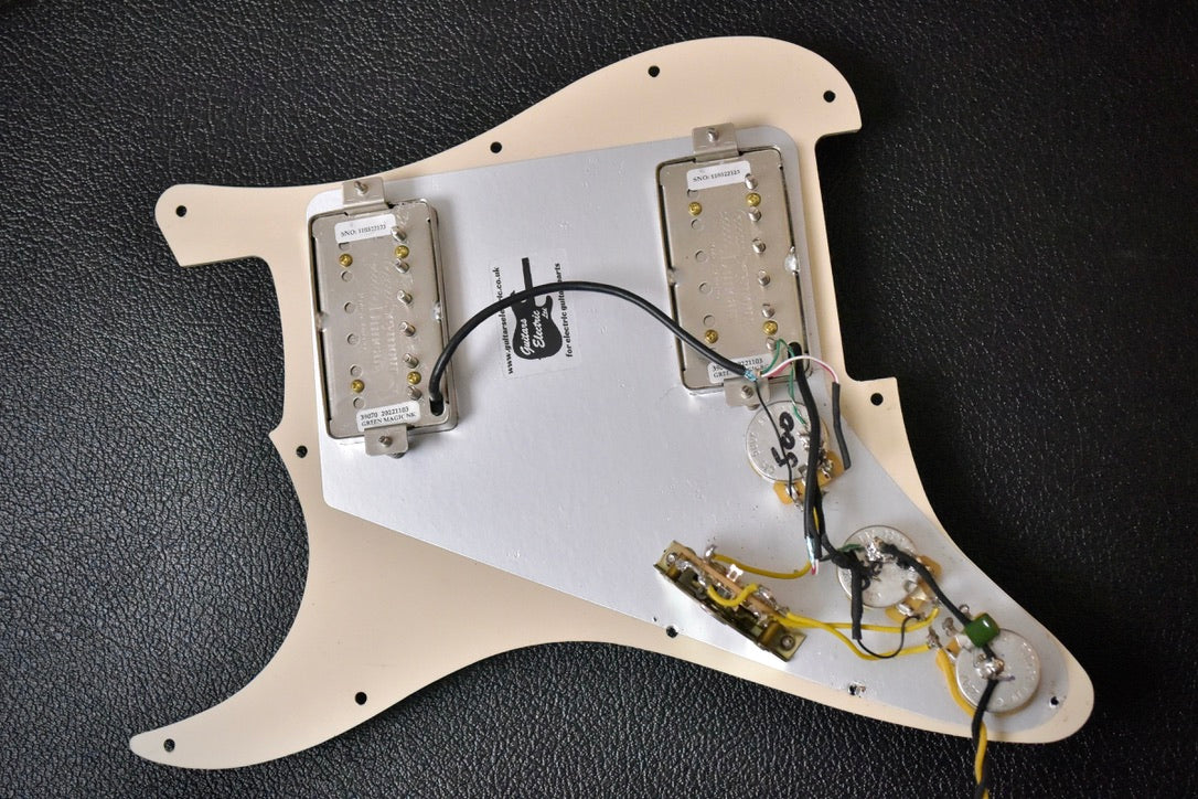 Seymour Duncan Green Magic Loaded Pickguard 2022 - Nickel