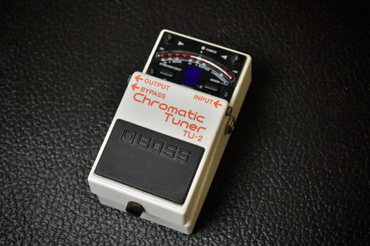 Boss TU-2 Chromatic Tuner (Dark Gray Label) 1998 - 2009 - White