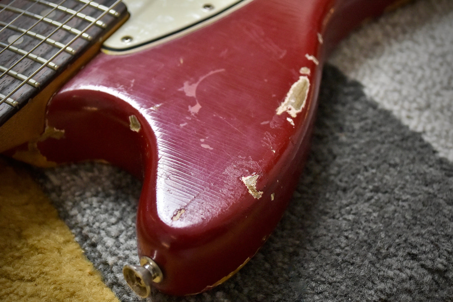 Fender Mustang Guitar with Rosewood Fretboard 1966 - Dakota Red