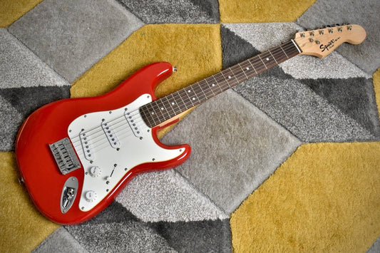 Squier Mini Stratocaster with Rosewood Fretboard 2008 - Torino Red