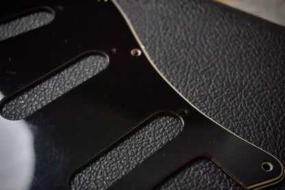 Original 70's Fender Pickguard, 3-Ply, 11-Hole Black - 1970s