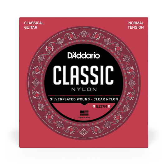 D'Addario Normal Tension, Classic Nylon Student Classical Guitar Strings