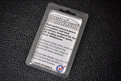 Wilkinson Compensated Brass Saddles Set of 3 for Fender Telecaster Tele Bridge
