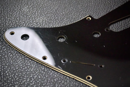 Original 70's Fender Pickguard, 3-Ply, 11-Hole Black - 1970s