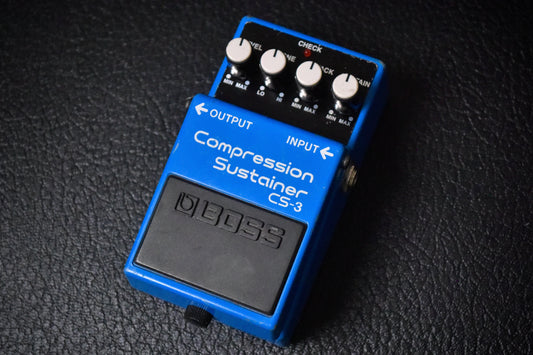 Boss CS-3 Compression Sustainer (Silver Label) 1997 - Present - Blue