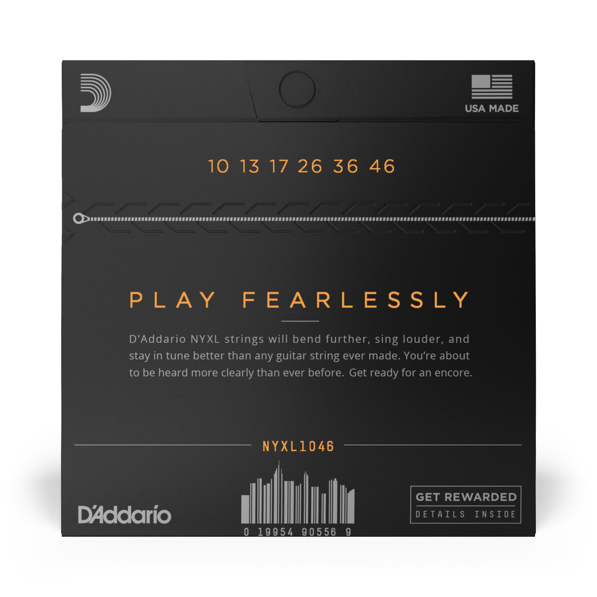D'Addario 10-46 Regular Light, NYXL Electric Guitar Strings