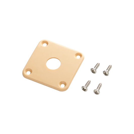 Gibson Plastic Jack Plate, Cream