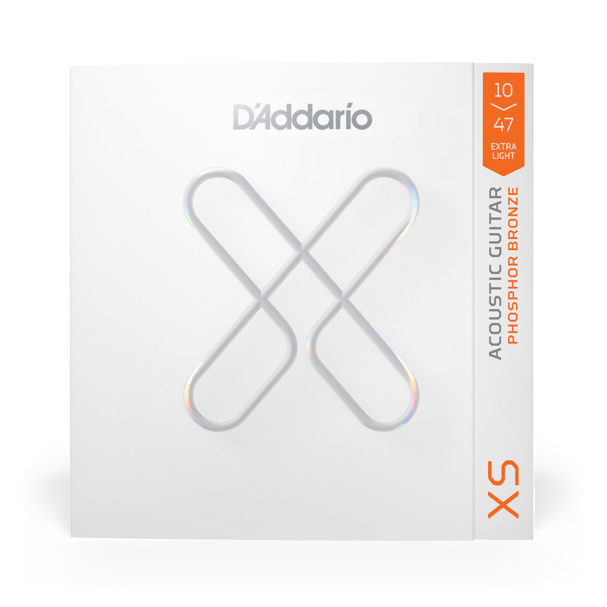 D'Addario 10-47 Extra Light, XS Phosphor Bronze Coated Acoustic Guitar Strings
