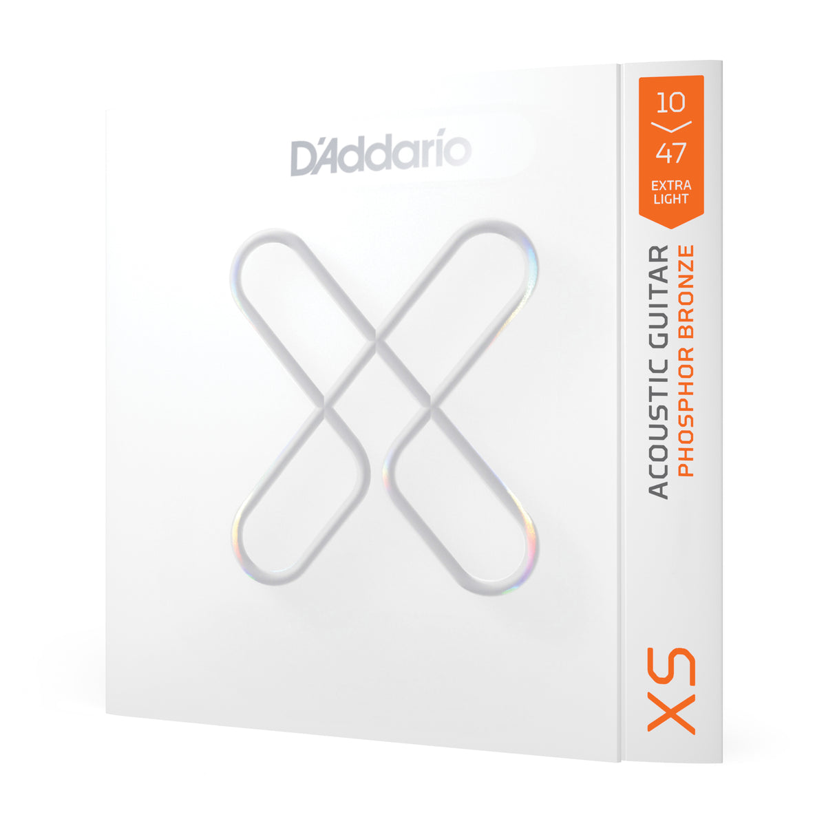 D'Addario 10-47 Extra Light, XS Phosphor Bronze Coated Acoustic Guitar Strings