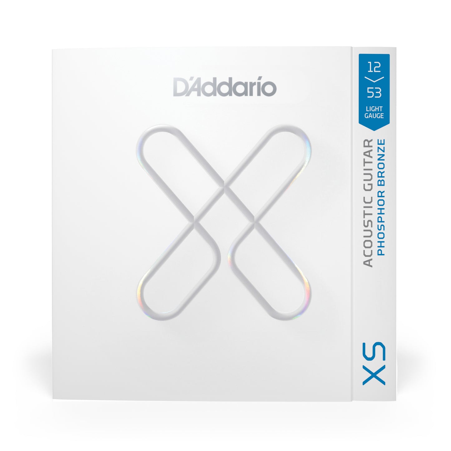 D'Addario 12-53 Light, XS Phosphor Bronze Coated Acoustic Guitar Strings