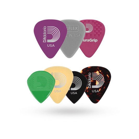 D'Addario Guitar 7 Pick Variety Pack