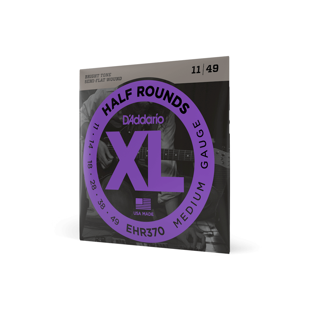D'Addario 11-49 Medium, XL Half Rounds Electric Guitar Strings