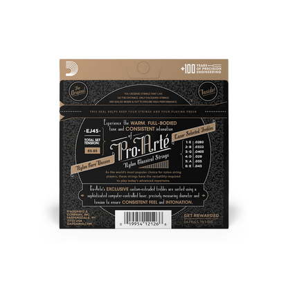 D'Addario Normal Tension, Pro-Arté Nylon Classical Guitar Strings