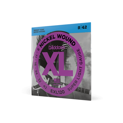 D'Addario 09-42 Super Light, XL Nickel Electric Guitar Strings