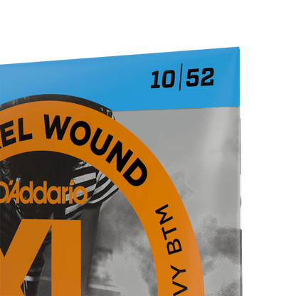 D'Addario 10-52 Light Top/Heavy Bottom, XL Nickel Electric Guitar Strings