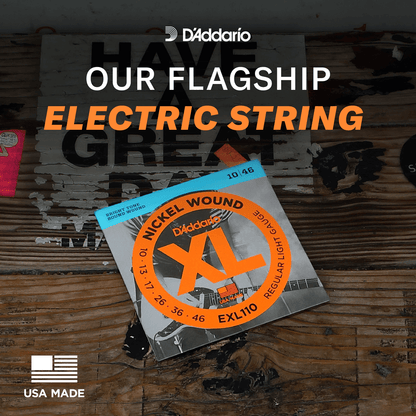 D'Addario 10-52 Light Top/Heavy Bottom, XL Nickel Electric Guitar Strings
